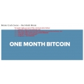 Bitcoin Crash Course – One Month Bitcoin