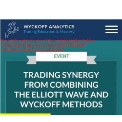 Wyckoff Analytics - Trading Synergy from combining The Elliot Wave and Wyckoff analytics