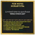 Nora Bystra - POB Private Webinar and POB NOTES PDF MALAY AND ENGLISH NORA BYSTRA (Total size: 380.2 MB Contains: 7 files)