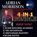 4 Adrian Morrison course Bundle Total size 118 GB  