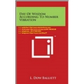 L. Dow Balliett Day of Wisdom According to Number Vibration  (Total size: 29.7 MB Contains: 1 folder 9 files)