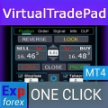 VirtualTradePad mt4 Extra [One Click From The Chart]
