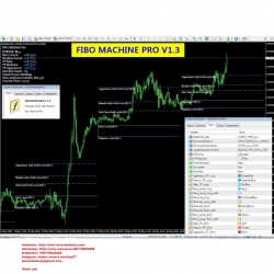 [Super Accurate] FiboMachine Pro v1.3 - Daily Entry Fibo Signals Indicator with TP & SL Levels for MT4 95% Winrate