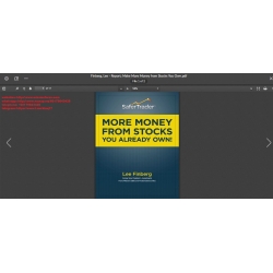 Finberg, Lee - Report; Make More Money from Stocks You Own (Total size: 629 KB Contains: 4 files)