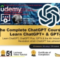 [Video Course] The Complete ChatGPT Course - Learn ChatGPT Plus and GPT-4 (51 Lectures, 3 hours+ Video Tutorial)