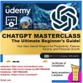 [Video Course] ChatGPT Masterclass: The Ultimate Beginner's Guide! (29 Lectures, 3 hours+ Video Tutorial)